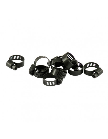 Black oil hose clamps with...