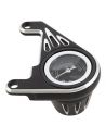 Ness Deep Cut oil pressure gauge kit black with bracket For FXR, Dyna, Softail and Touring from 1984 to 1999
