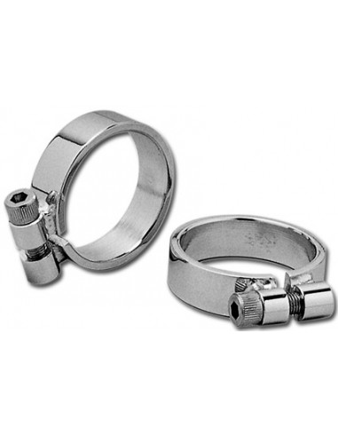 Chrome exhaust clamps for BT 48-65