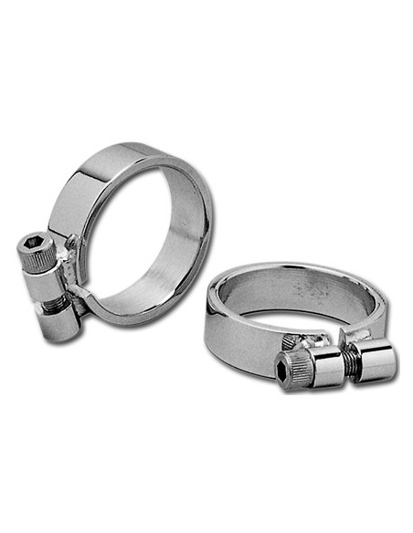 Chrome exhaust clamps