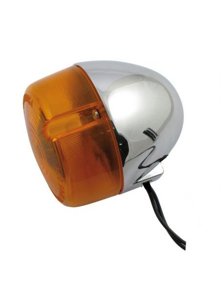 freccia a lampadina posteriore cromata lente arancio per vari modelli HD