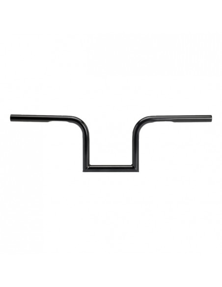 Handlebar Frisco 1'' high 7'', 72 cm wide, Black, with dimples