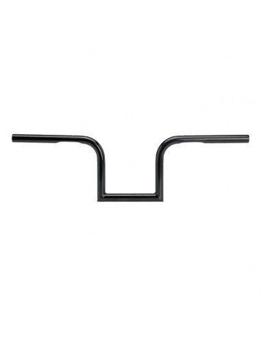 Handlebar Frisco 1'' high 7'', 72 cm wide, Black, with dimples