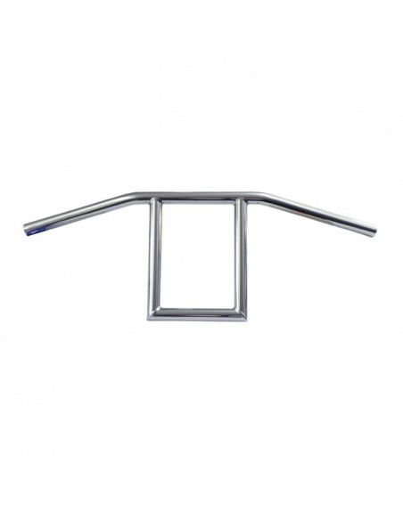 Handlebar Window 1'' high 9'', Wide 68,5cm, Chrome, without dimples