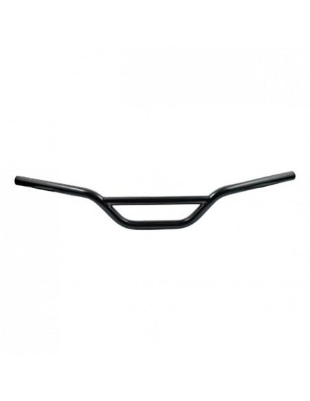 Handlebar Moto 1'' high 4-1/4'', 77,5 cm wide, Black, without dimples