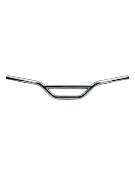 Handlebar Moto 1'' high 4-1/4'', 77,5 cm wide, Chromed, without dimples