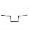 Handlebar Zed 1" high 5" Wide 60cm Chrome, without dimples,