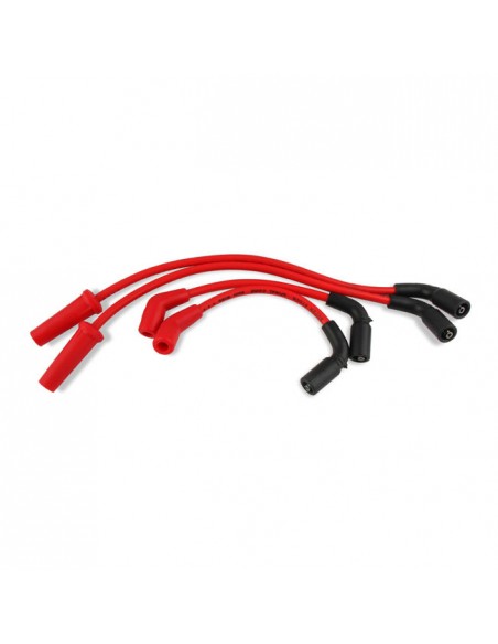 8mm red spark plug cables for Softail M8 from 2018 to 2020
