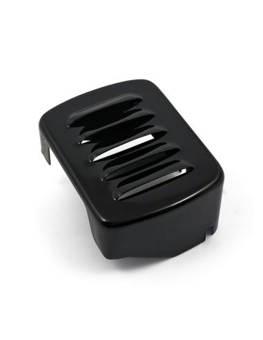 Finned black coil cover For Softail from 1984 to 1999.ref OEM 31762-98A