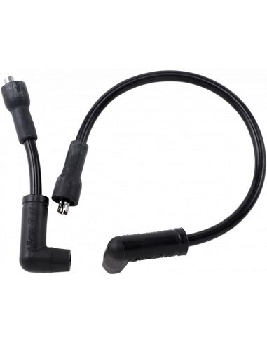 Black Accel spark plug cables 8,8mm - 300+ for 4-speed FL from 1965 to 1984