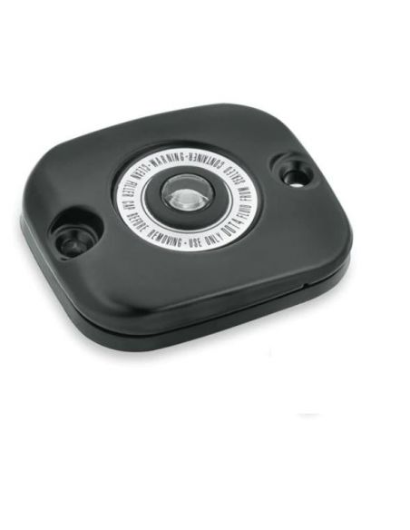Black smooth front master cylinder cover for Softail from 1996 to 2005