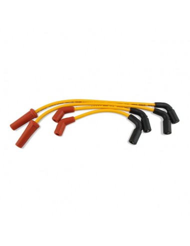 8mm yellow spark plug cables for Softail M8 from 2018 to 2020
