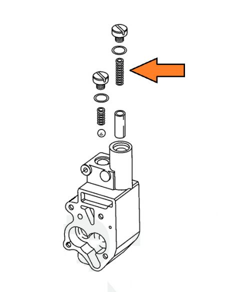 Molla pompa olio (relief valve) rif OEM 26207-73A e 26207-83