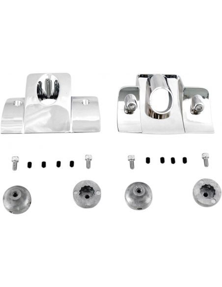 Chrome candle covers for Sportster from 2004 to 2020