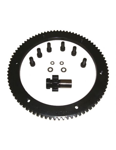 Super 84 crown kit and starter sprocket for Touring from 2007 to 2016