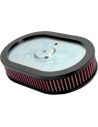 Replacement air filter K&N for with oval air filter Screamin Eagle, ref SE 29670-09 and 29400022A