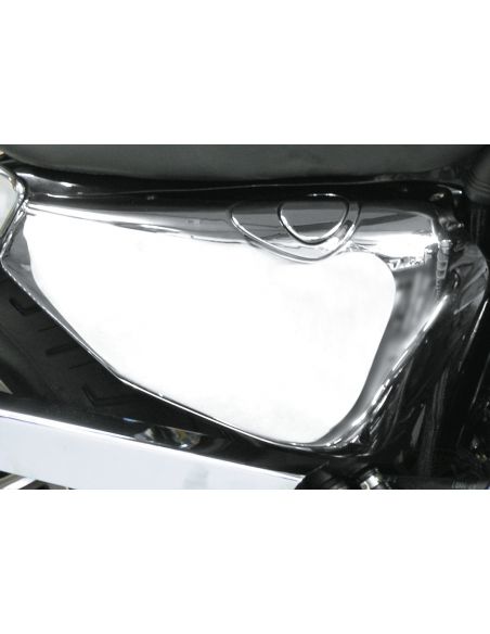 Chromed oil tank cover for Sportster from 2004 to 2013 ref OEM 66262-04, 66252-04A, 66273-05A