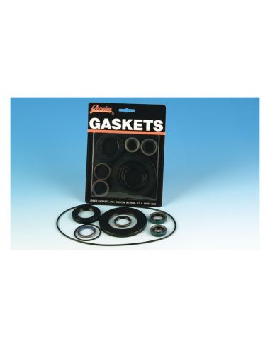Gearbox oil seal kit for Dyna, Softail and Touring 5 gears from late 1984 to 1993