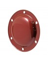 Final cap closed 4'' supertrapp red steel