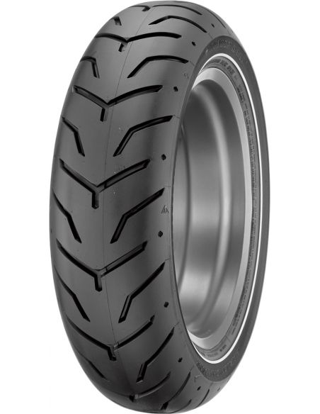 Rear tire Dunlop D407T HD 180/65B16 81H narrow white band