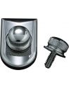 1/4-20" chrome-plated knurled saddle screw kit for XL, Dyna, Softail and Touring 96-20