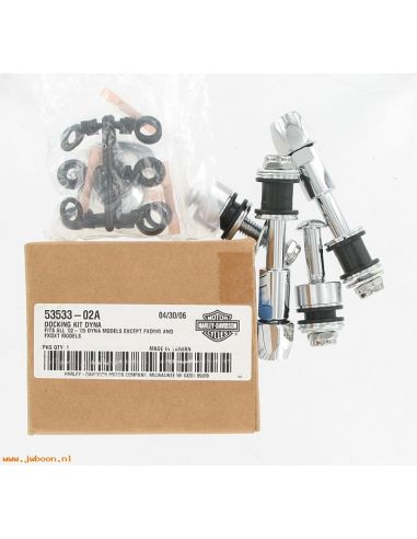 Quick release bolt kit for sissybar backrest Dyna 02-05 ref OEM 53533-02A