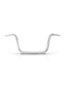 Handlebar Ape Hanger 1-1/4" high 10" Chrome Gorilla with dimples, pre-drilled