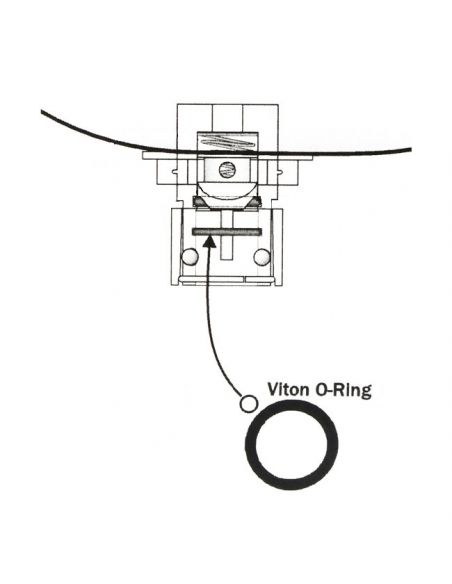 Oring check valve repair for Softail from 2001 to 2017 with Delphi injection