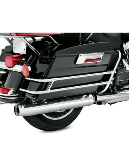 Complete kit chrome protections hard bags for Elettra glide from 2008 to 2013 ref OEM 90892-09