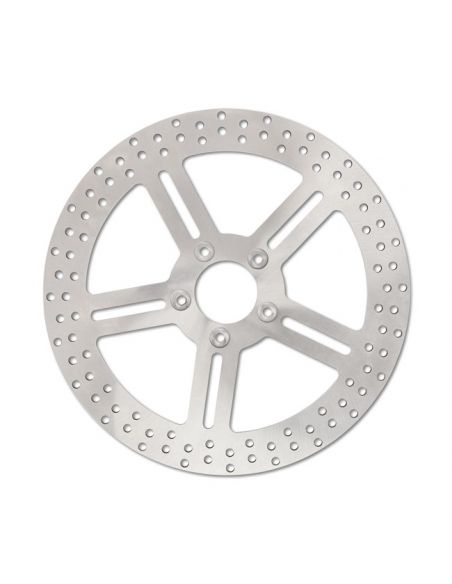 Front brake disc PM diameter 13" (33 cm) fixed satin for Dyna WG, Softail and Touring from 1984 to 1999