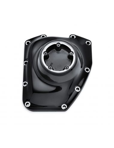 Matt black cam cover for Dyna from 2001 to 2017 ref OEM 25369-01B