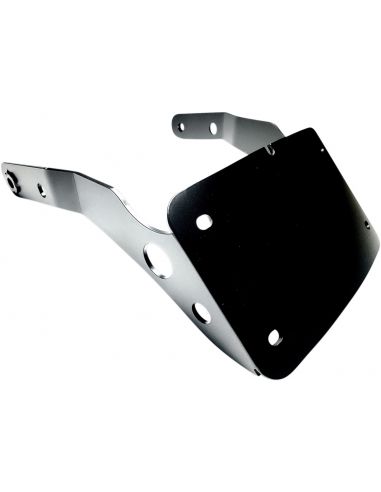 Black curved central license plate holder for Sportster from 2009 to 2020