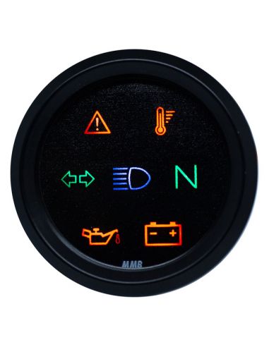 Indicator lights unit micro Mini black diameter 48 mm
