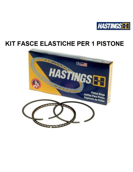 Fasce elastiche Hastings per pistoni +0,010"per Sportster 883 dal 1986 al 2020