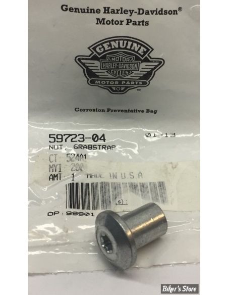 Saddle and mudguard fixing mushroom for Sportster from 2004 to 2020 ref OEM 59723-04