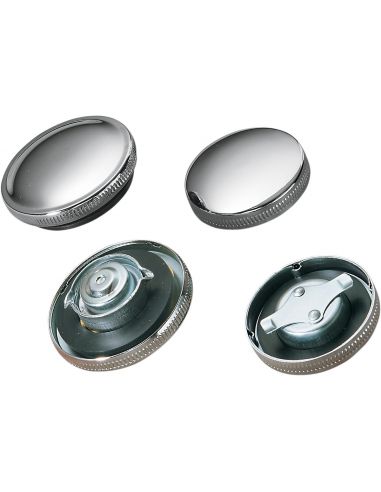 Chromed fuel caps from 1973 to 1982