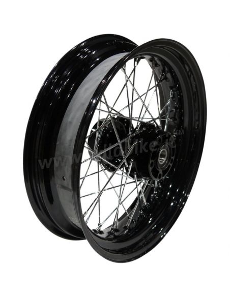 Rear wheel 18 x 8.5 - 60 spokes black pin 3/4"