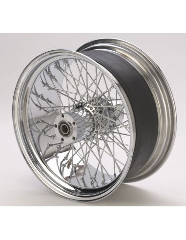 Rear wheel 18 x 5.5 - 60 spokes chrome