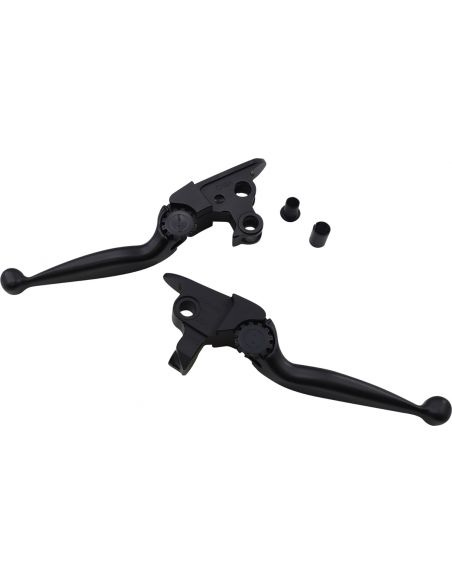 Black adjustable brake and clutch levers PSR Journey for Touring from 2021 to 22