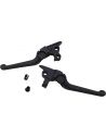 Black adjustable brake and clutch levers PSR anthem for Touring from 2017 to 2020 with hydraulic clutch