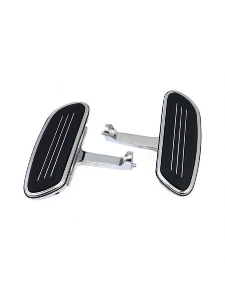 Chrome passenger footpeg kit for Touring from 1993 to 2021