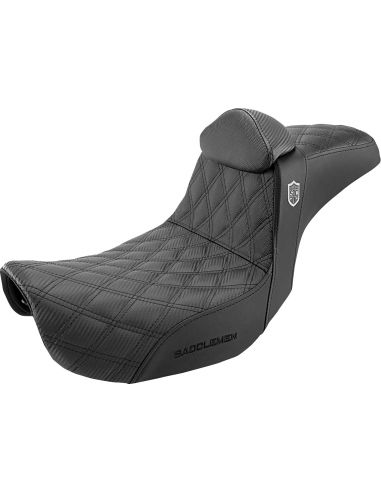 Saddle Saddlemen by San Diego Custom Pro Series SDC Performance BLACK with cushion for Dyna FXD and FXDWG from 2006 to 2017
