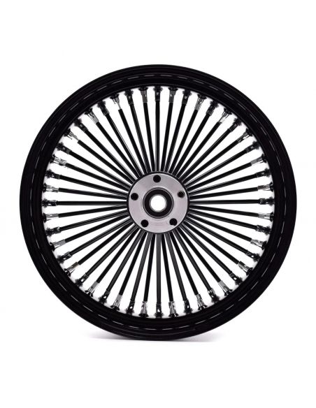 Black front wheel King spoke 48 spokes21'' x 2.15'' single flange and wide hub