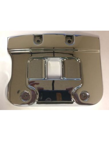 Chromed top rockerbox cover for FXR, Dyna, Softail and Touring from 1992 to 1999 ref OEM 17528-92