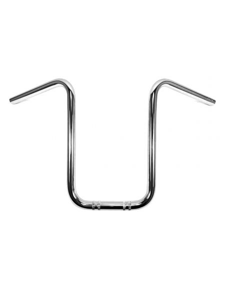 Hanger Narrow ape handlebar 1" high 15" Chrome-plated without dimples
