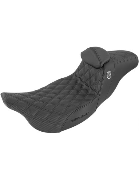 Saddle Saddlemen by San Diego Custom Pro Series SDC Performance BLACK with Touring cushion from 2008 to 2022