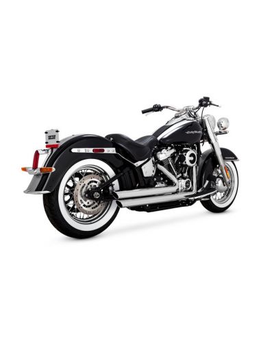 Mufflers Vance & Hines 2-1/2" Big Shots Staggered PCX for Softail from 2018 to 2023 chrome