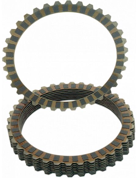 Carbon fiber Barnett friction clutch disc kit for FXR, Dyna, Softail and Touring from 1990 to 1997 (OEM 37911-90)