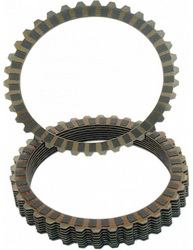 Carbon fiber Barnett friction clutch disc kit for FXR, Dyna, Softail and Touring from 1990 to 1997 (OEM 37911-90)
