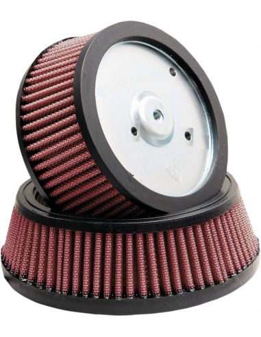 RED washable air filter for Sportster from 1988 to 2020 with Screamin Eagle air filter or Big Sucker 1